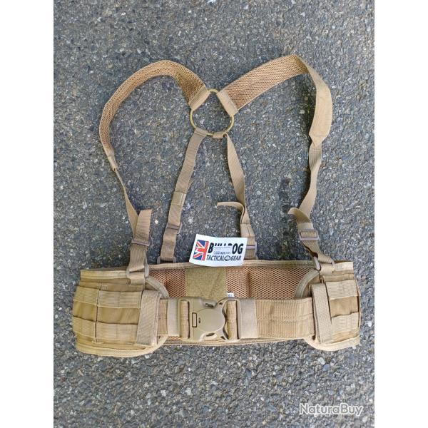 Ceinturon BULLDOG Tactical Gear avec bretelles ajustables taille M Neuf avec �tiquette