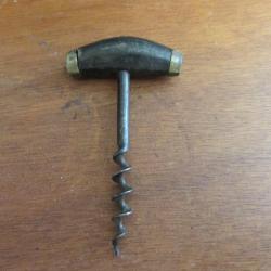 Tire bouchons manche corne et laiton fin 19e si&egrave;cle