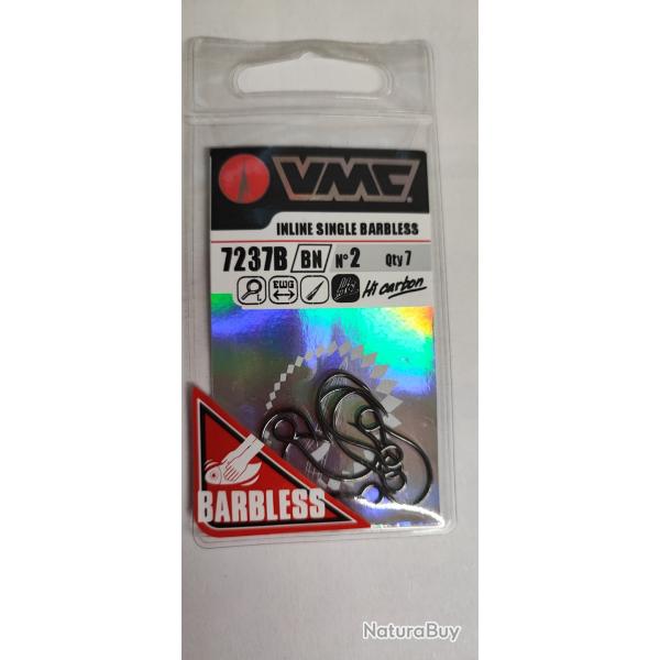 7 HAMECONS VMC - INLINE SINGLE BARLESS - 7237B BN N�2