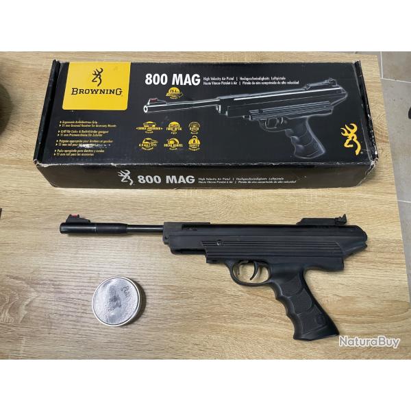 Pistolet � plomb BROWNING 800 Mag 7,5 joules