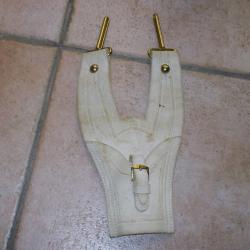 porte baionnette chassepot cuir blanc garde rep