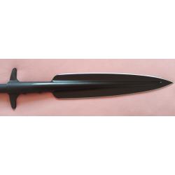 &Eacute;pieu court : fer de lance Cold steel Boar spear mont&eacute; sur escrima stick cold steel