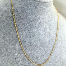 Chaine or 18 carats - 45 cm - collier maille gourmette