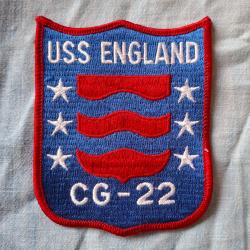 US NAVY USS ENGLAND PATCH  ORIGINAL