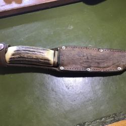 Ancien couteau de chasse Allemagne Rostfrei Solingen
