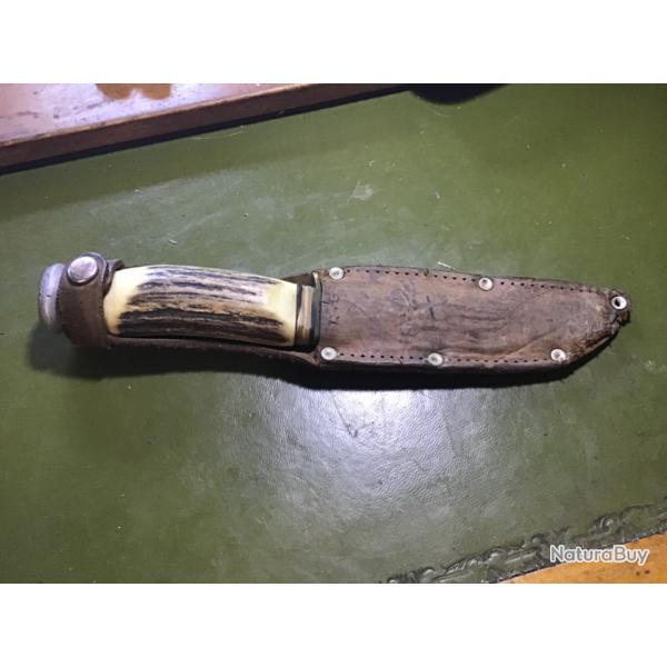 Ancien couteau de chasse Allemagne Rostfrei Solingen
