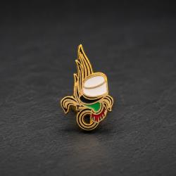 Petit pin's L&eacute;gion &eacute;trang&egrave;re 17mm - k&eacute;pi blanc - French Foreign Legion lapel pin