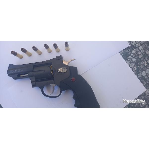 Revolver 357 SNR 357 Crossman CO2 sparclet