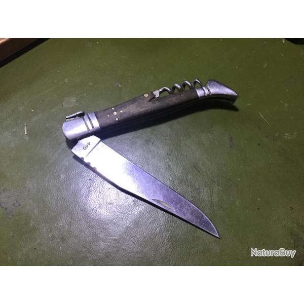 Couteau pliant Laguiole 440 manche bois