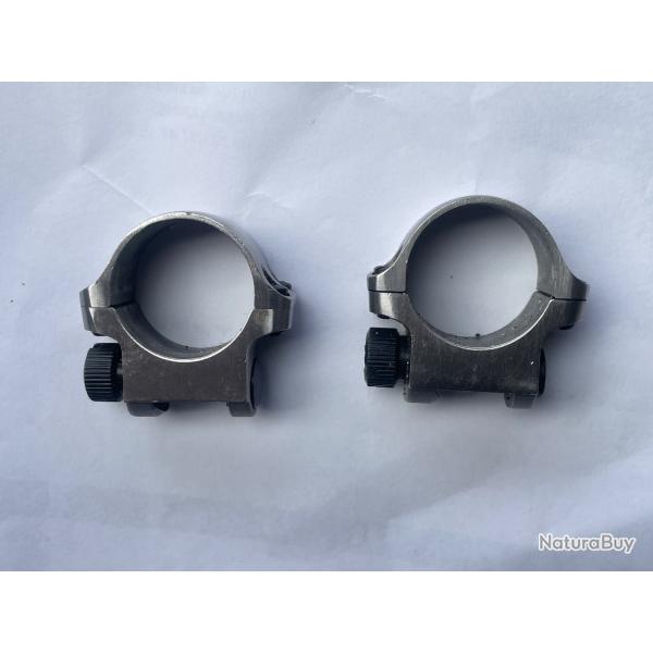 2 colliers inox Ruger diam�tre 25.4mm
