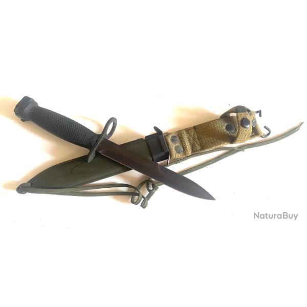 Ancienne Ba�onnette USM7 Colt's Made in W Germany fourreau USM8AI
