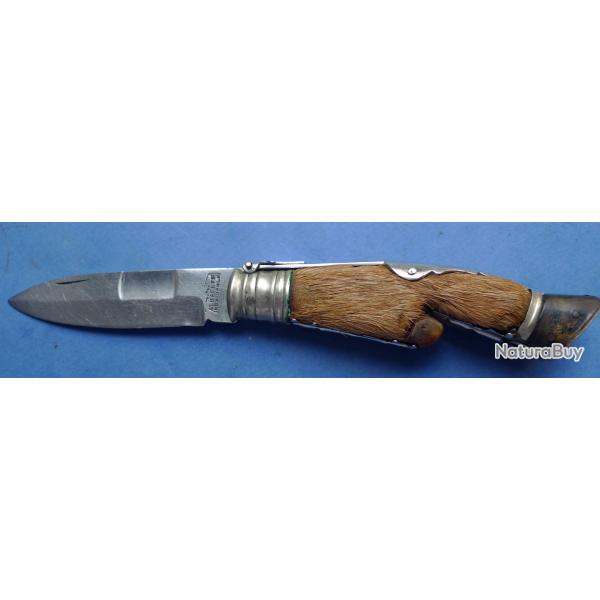 COUTEAU de POCHE PATTE de CHEVREUIL