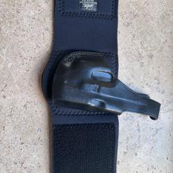 Holster de cheville Galco Ankle Glove Glock 26 / 27 / 33 - Comme neuf