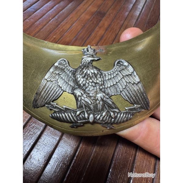 HAUSSE-COL D'OFFICIER D'INFANTERIE OU D'INFANTERIE DE LA GARDE IMP�RIALE, MOD�LE DU 2 d�cembre 1852,