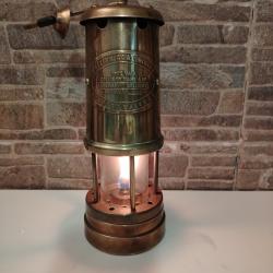 lampe de mineur Made In Wales UK En Laiton Ref GL collection vintage