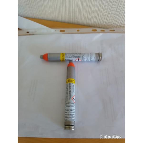 2 MUNITIONS GEL IRRITANT POUR PISTOLET JPX4 FLASH GUN