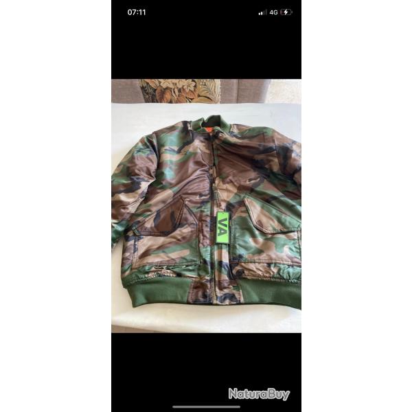 Blouson camouflage