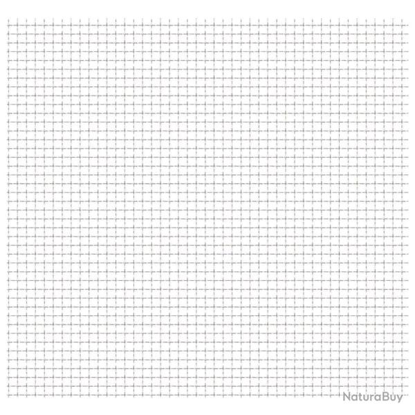 Cl�ture de sertie Acier inoxydable 50x50 cm 31x31x3 mm
