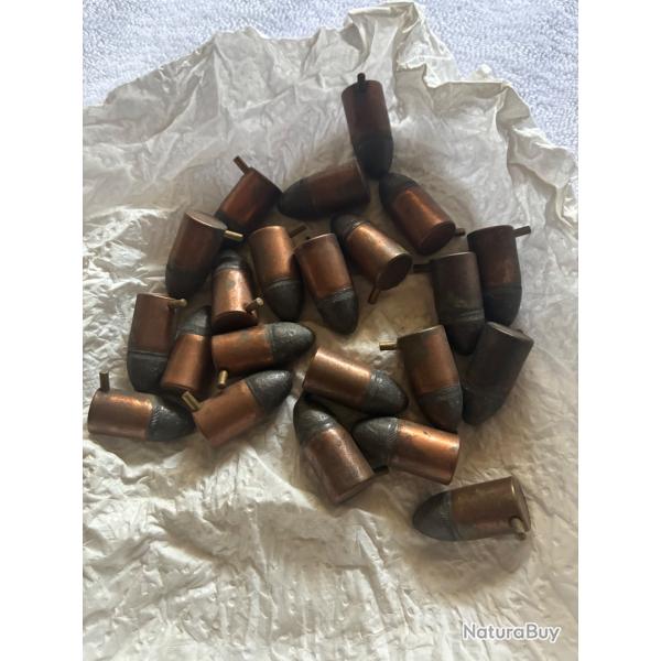 Munition 12 mm a broche