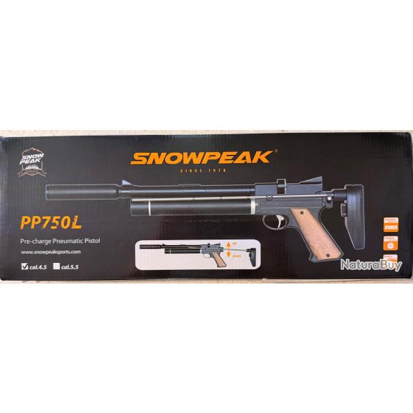 Snowpeak PP750L calibre 4,5mm PCP.