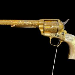 incroyable colt single action army grav&eacute; de luxe cal 45