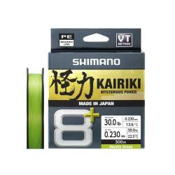Tresse Shimano Kairiki 8 Plus 150m Mantis Green 150m 0,23mm Mantis Green 26,3kg