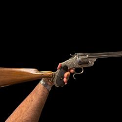 incroyable revolver ORBEA HERMANOS mod&egrave;le type 44 russian de grand luxe 2 eme serie photos