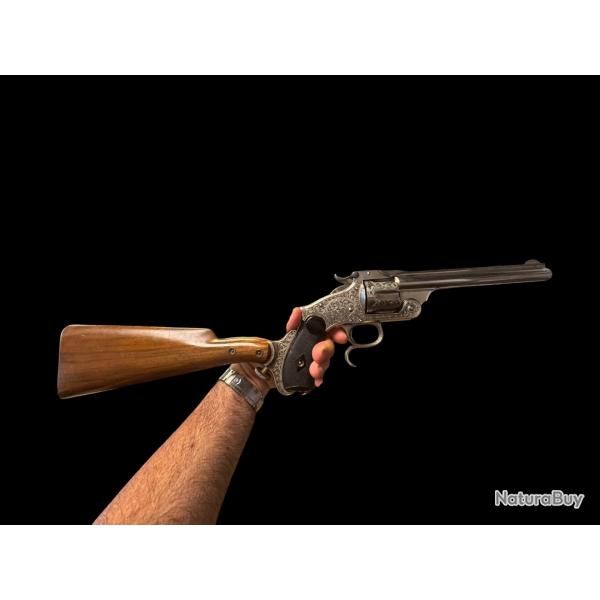 incroyable revolver ORBEA HERMANOS mod�le type 44 russian de grand luxe 2 eme serie photos