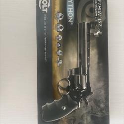 Revolver &agrave; plombs Colt Python 6" Co2 billes et plombs 4.5mm