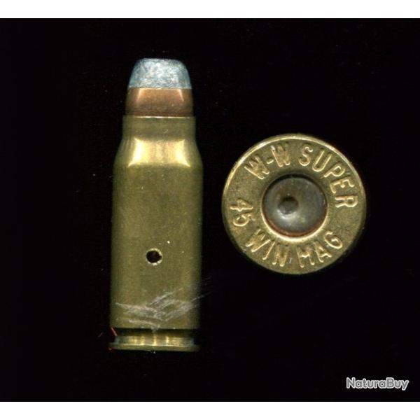 .357 Grizzly Magnum - RARE calibre exp�rimental pour pistolet Wildey - neutralis�e