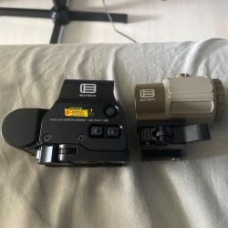 Viseur point rouge +magnifier x3 eotech