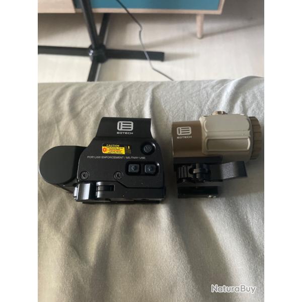 Viseur point rouge +magnifier x3 eotech