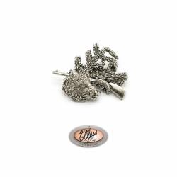 Broche - Sanglier au fusil - 1261 - Elless France