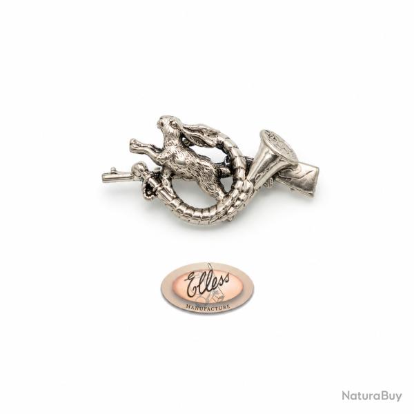 Broche - Chasse aux li�vres - 1297 - Elless France