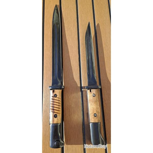 2 Ba�onnettes allemande ww2 k98