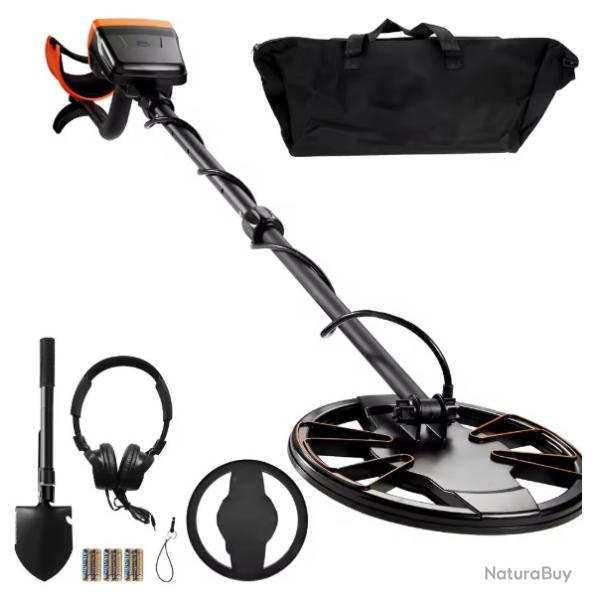 D�tecteur de m�taux SucceBuy pour adultes et enfants,bobine de recherche �tanche de 25cm + �cran LCD