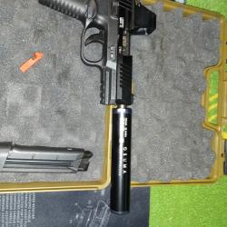FN Herstal 502 avec point rouge olight 3 moa et silencieux osuma
