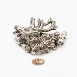 Broche - Cerf au ch&ecirc;ne - 2055 -  Elless France