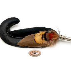 Broche - Plume de coq - 24488 -  Elless France
