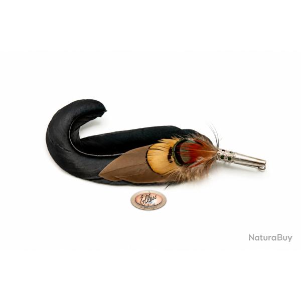 Broche - Plume de coq - 24488 -  Elless France