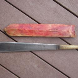 TRES JOLI COUTEAU/MACHETTE ETNIQUE AFRIQUE