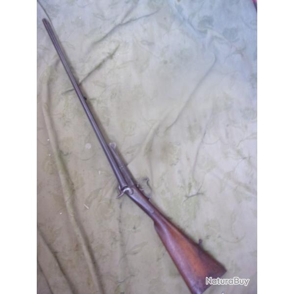 fusil de chasse 16 � broche type Lefaucheux canons 75,7 cm