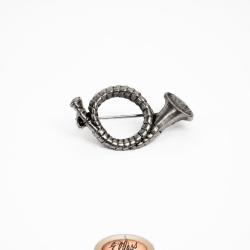 Broche - Trompe Nickel&eacute;e - 3303 - Elless France