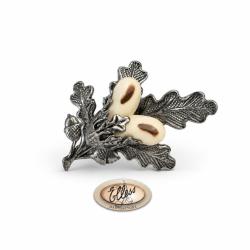 Broche - Dents aux feuille de ch&ecirc;ne - 3345 - Elless France
