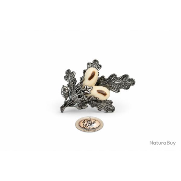 Broche - Dents aux feuille de ch�ne - 3345 - Elless France