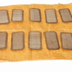 Lot de 10 treillis m&eacute;talliques de rechange 1892 pour nettoyeur de chambre et corde de nettoyage suis