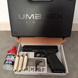 Pistolet airgun glock 17 gen 5 CO2 blowback 4.5mm