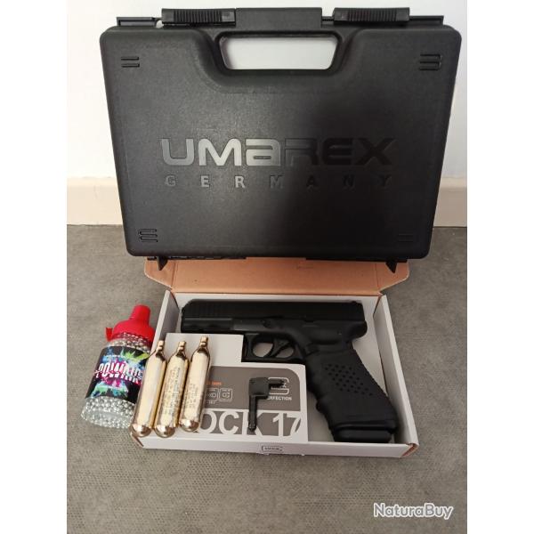 Pistolet airgun glock 17 gen 5 CO2 blowback 4.5mm