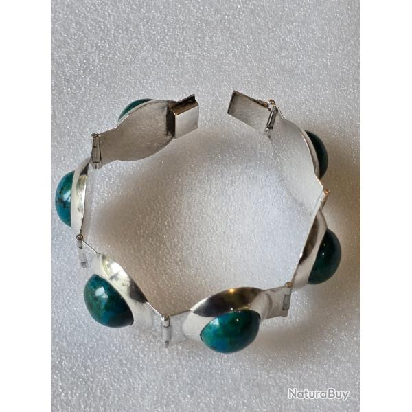 Bracelet argent articul� vintage