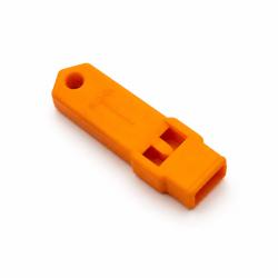 Sifflet pour gilet de sauvetage, plastique agr&eacute;&eacute; marine ORANGE - 103/PO - Elless France